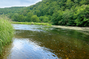 flowing water on the River Semois, Belgium