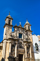 Fototapeta na wymiar San Jorge Church in A Coruna - Galicia, Spain
