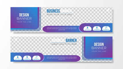 Facebook cover business banner template