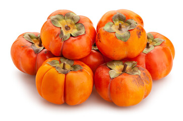 persimmon path isolated on white