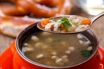 bavarian spaetzle soup