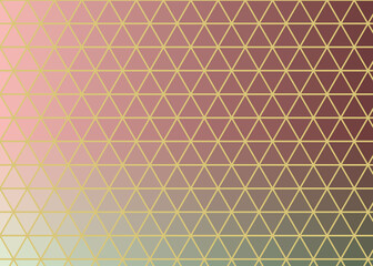 Abstract color Low-Polygones Generative Art background illustration