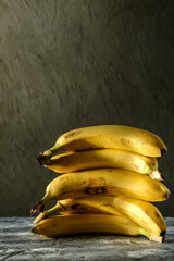 bananas on a table