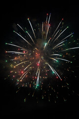 Feu d'artifices couleurs