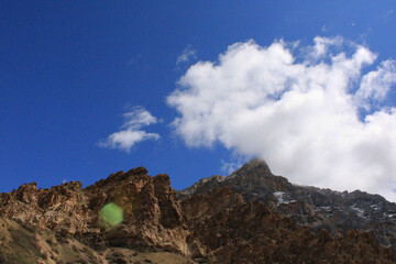 Rock Canyon W/ Lense Flare