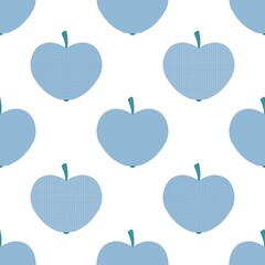 Autumn seamless apples pattern for fabrics and textiles and packaging 