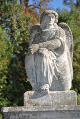 Fototapeta na wymiar statue of an angel