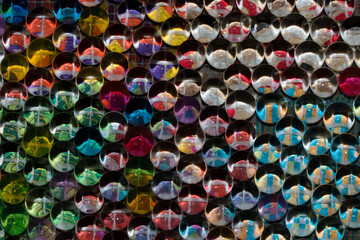 abstract colorful 3d glass beads wallpaper creative happy design