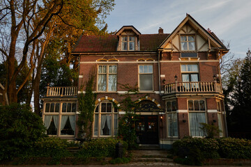 Apeldoorn, Netherlands - April 19, 2022 - A street close the center of the town at the beginning of...