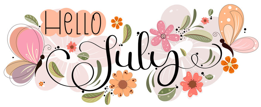 Hello July Images – Browse 7,231 Stock Photos, Vectors, and Video