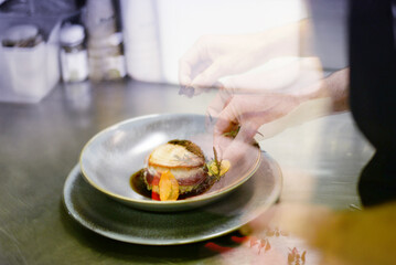 Effet double vision - Dressage assiette