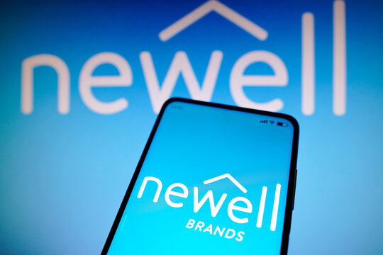 May 10, 2022, Brazil. In this photo illustration, the Newell Brands logo seen displayed on a smartphone.