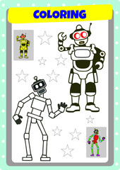 Fun coloring activity for kids