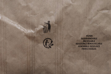 Papier kraft recyclé