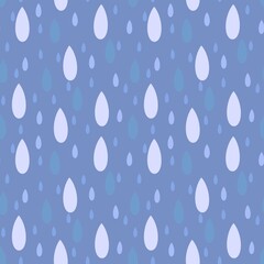 Kids seamless water drops pattern for fabrics and textiles and linens and gifts and wrapping paper
