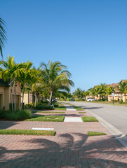 Obraz premium South Florida real estate background
