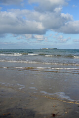 Plage en bord de Manche