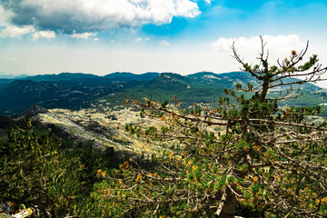 Montenegro. Lovcen National Park. Mount Lovcen. Viewpoint. Popular tourist attraction