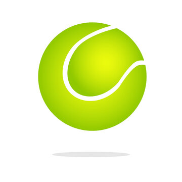 Tennis ball icon image symbol isolated on white background Tennis ball championship or tournament image jpg design.

