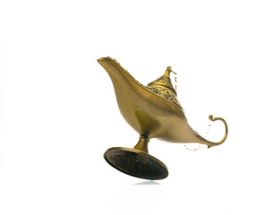 Wish lamp, the lamp from which the genie