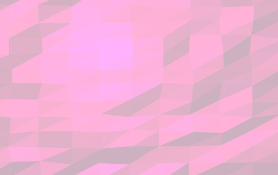 Pink Wallpaper With Geometric Shapes