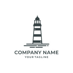 Modern Lighthouse Logo Design