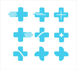 Obraz premium plus icons for medical business