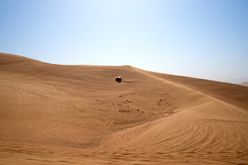 Sharjah, United Arab Emirates  April 9 2021 early morning off-roading and dune bashing © Hossein Lohinejadian/Wirestock Creators