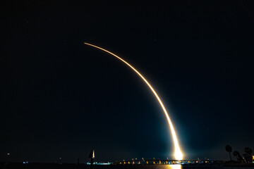 First Crew Launch of SpaceX Falcon 9