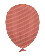 red striped balloon helium