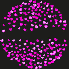 St Valentine Sale Texture. Romantic Banner For Mother. Random Frame. Rose Happy Illustration. Handdrawn Wallpaper For Woman. Pink Modern Border. Red St Valentine Sale Texture.