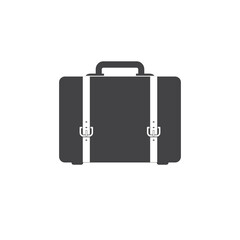 vector illustration of flat design luggage bag luggage icon.