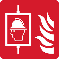 ISO 7010 F017 Firefighters’ lift