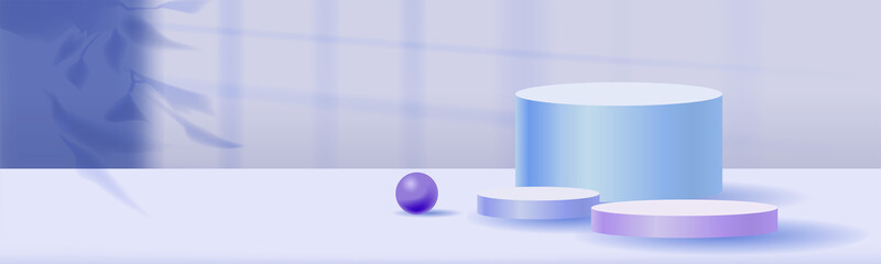 Realistic showcase podium, great for product display and scene background.