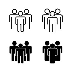 people icons vector. person sign and symbol. User Icon vector