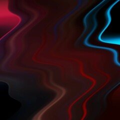 Deep red blue fluid abstract background with waves
