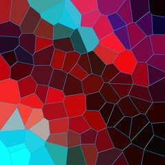 Colorful waxy design abstract background with cubes