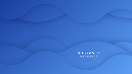 Abstract blue gradient color curve background