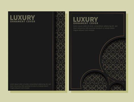 luxury ornament pattern book cover