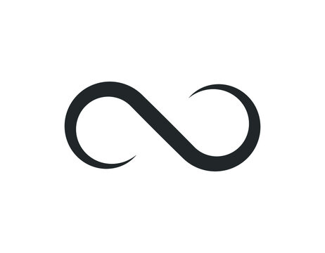 Infinity, Infinite, Endless Symbol Icon Vector Logo Template Illustration Design.