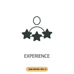 experience icons  symbol vector elements for infographic web