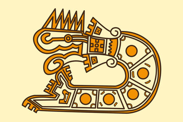 Serpent, Costa Rican pre-Columbian figure, mesoamérica