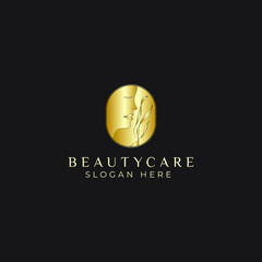 Luxury Beauty care women minimalis simple logo