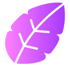 leaf gradient icon