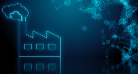 Carbon Capture Technology CO2 Carbon Dioxide Emissions Capture and Storage technologies - Illustration rendering