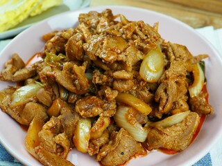 한국음식 제육볶음, 요리, 반찬