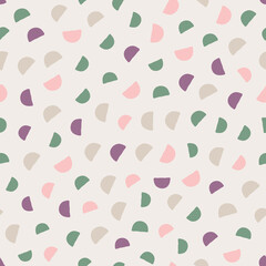 Abstract seamless pattern. Simple organic shape. Colorful surface design