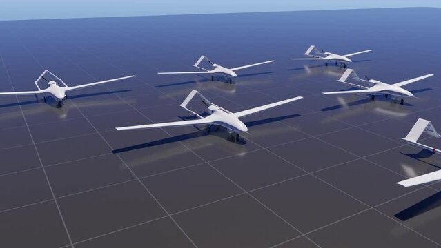 UAV Drone 'unmanned aerial vehicle' Turkey's UAV CG images.