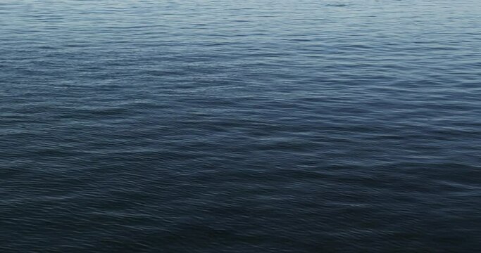 Texture of view, Deep blue ocean with calm waves.