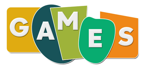 Games Colorful Abstract Shapes Horizontal 